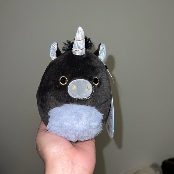 New 5” Nicolita Black And Gray Unicorn Squishmallows - Picture 2 of 10